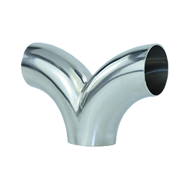 Té de mouette soudé sanitaire BS AS1528.3 en acier inoxydable pour la transformation des aliments JN-FT-23 6014