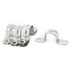  Supports de fixation de sangle de Conduit de selle de type U à deux trous en acier inoxydable rigide, pince de Tube