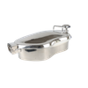 Trou d'homme hygiénique de trappe de réservoir d'ouverture d'oscillation latérale d'acier inoxydable DN600 avec la fermeture périphérique