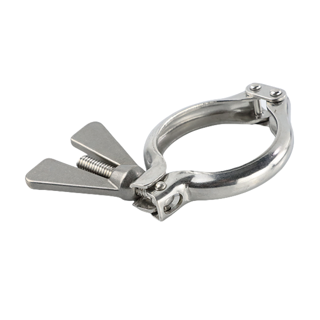  Support de tuyau TriClamp robuste en acier inoxydable de type S pour tuyaux en acier 