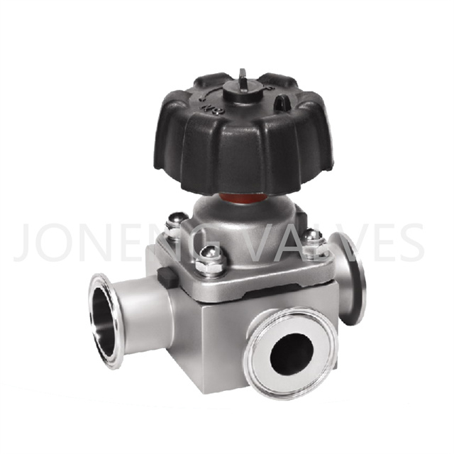 Valve à membrane forgée manuelle en acier inoxydable