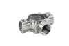  Support de support de tuyau rond de selle réglable en acier inoxydable