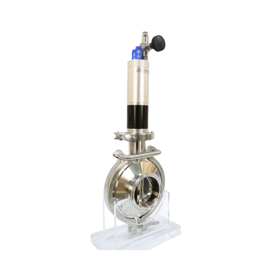 Tablette rotative résistante sanitaire d'acier inoxydable dosant la vanne papillon JN- SDV 23 1001