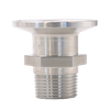 Adaptateur de raccord de tuyau mâle de remplissage de bride à trois pinces sanitaires en acier inoxydable