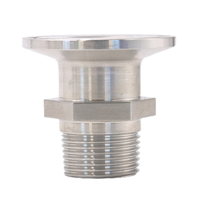 Adaptateur de raccord de tuyau mâle de remplissage de bride à trois pinces sanitaires en acier inoxydable