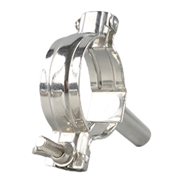 Support de pince de tuyau de cintre de Tube d'acier inoxydable à pince support de tuyau rond