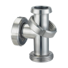 Té égal fileté sanitaire ISO/IDF AS1528.3 en acier inoxydable JN-FT-23 5014