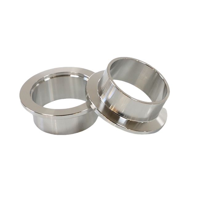  Raccord de tuyau de bride de bande en V de vide de virole de bride de soudure de catégorie comestible d'OIN d'acier inoxydable 