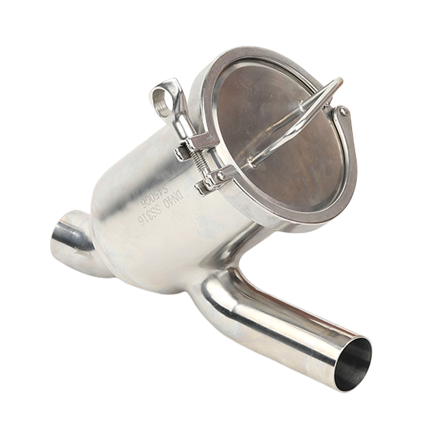 Filtre à crépine sanitaire de type Y en acier inoxydable