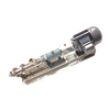 Pompe à vis volumétrique sanitaire en acier inoxydable, qualité chimique, avec inverseur de fréquence VFD