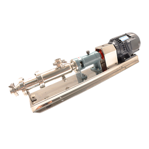 Pompe à vis marine multiphasée hygiénique hygiénique électrique en acier inoxydable avec double joint mécanique
