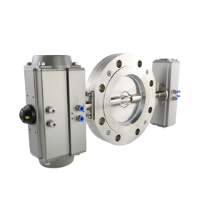Corps de bride de qualité alimentaire INOX 316L JN-XW 23 1001 vanne doseuse à Double rotor à 360 degrés