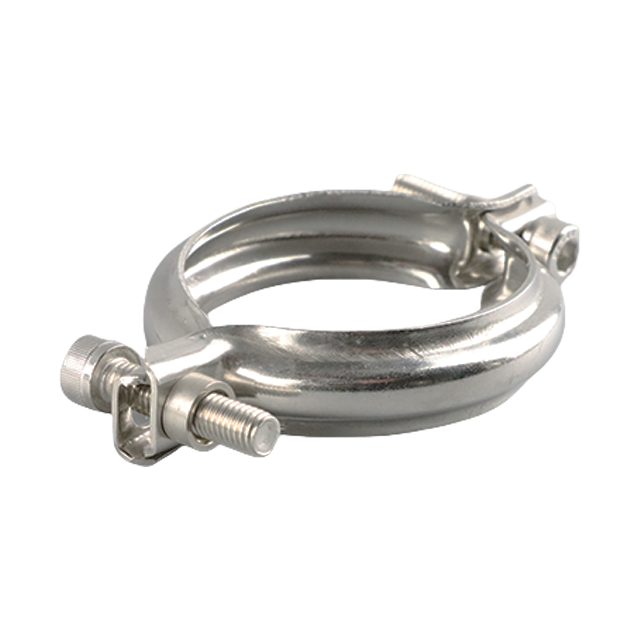 Collier de serrage en V pour échappement sanitaire en acier inoxydable, collier de serrage pour tuyau en V