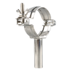 Support de pince de tuyau de cintre de Tube d'acier inoxydable à pince support de tuyau rond
