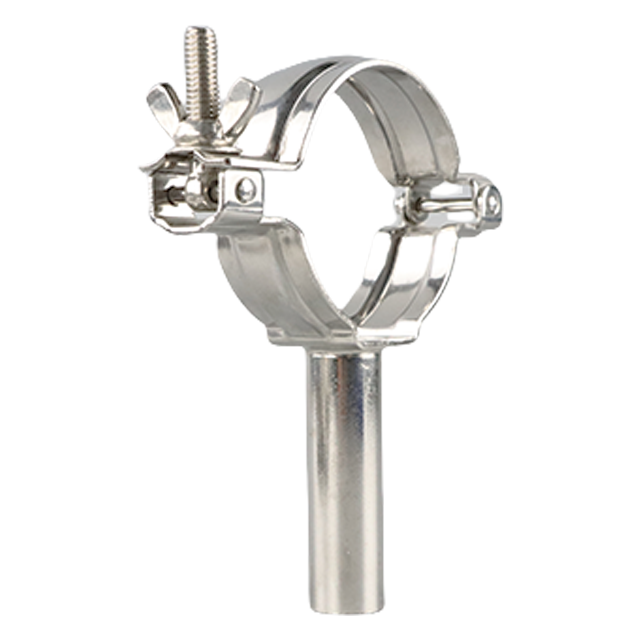 Support de pince de tuyau de cintre de Tube d'acier inoxydable à pince support de tuyau rond
