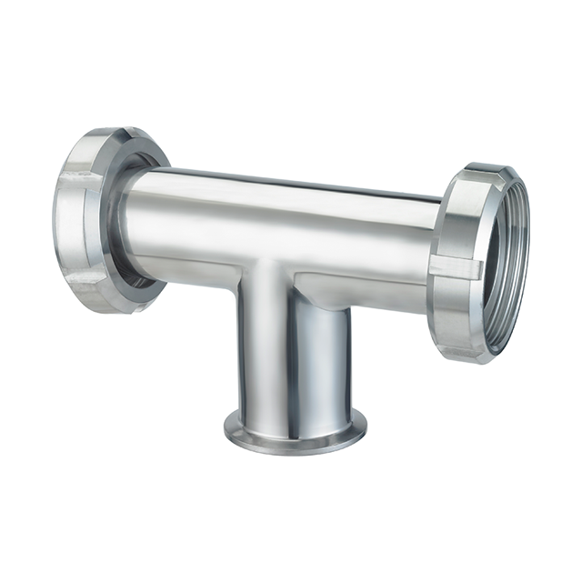 Té égal fileté sanitaire ISO/IDF AS1528.3 en acier inoxydable JN-FT-23 5014