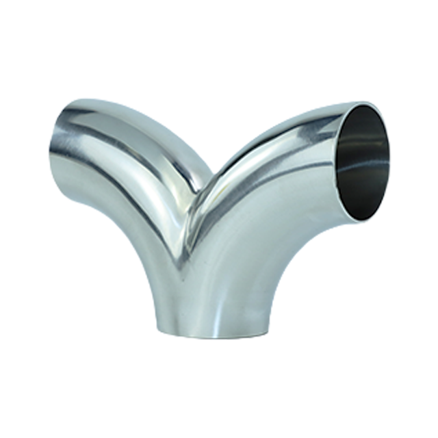 Té de mouette en forme de Y sanitaire DIN11851 3A en acier inoxydable pour l'industrie de l'eau JN-FT-23 3020