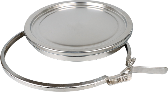 Trou d'homme sanitaire de couvercle de réservoir de bride d'ouverture rapide d'acier inoxydable DN500 