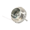 Verre de visée circulaire sanitaire en acier inoxydable avec lumière filaire et essuie-glace
