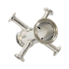 Croix serrée multidirectionnelle SS316L AS1528.3 JN-FT-20 5020Star avec polissage miroir 