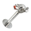  Support de tuyau de montage en acier inoxydable, anneau de serrage avec vis pour le maintien du tuyau