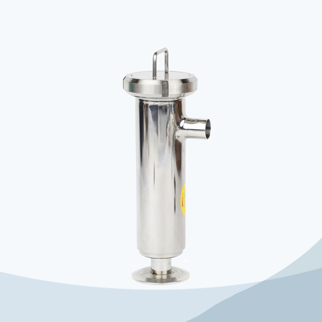 Crépine d'angle sanitaire à cartouche unique en acier inoxydable à haut débit