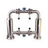 Crépine sanitaire de panier duplex de triple bride d'acier inoxydable pour l'industrie chimique fine 