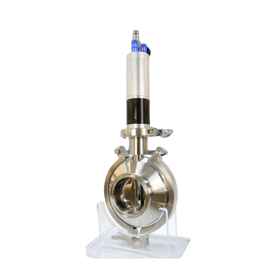 Tablette rotative résistante sanitaire d'acier inoxydable dosant la vanne papillon JN- SDV 23 1001