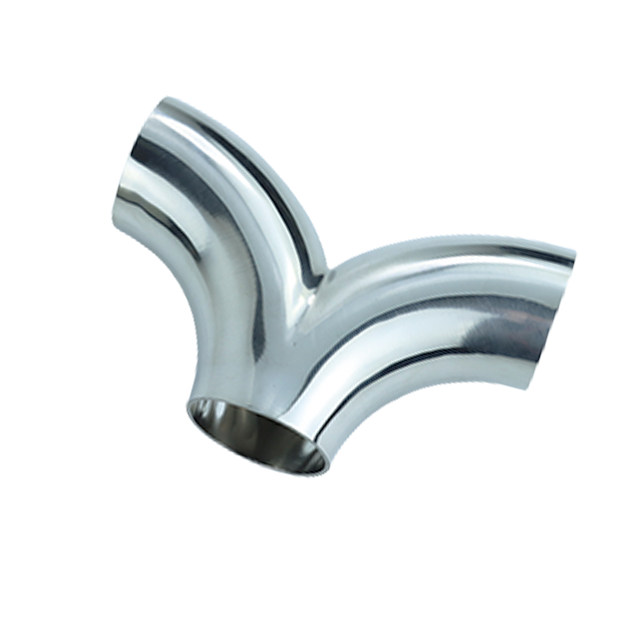 Té de mouette en forme de Y sanitaire DIN11851 3A en acier inoxydable pour l'industrie de l'eau JN-FT-23 3020
