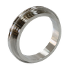  Raccord de tuyau sanitaire en acier inoxydable ISO Clamp-Weld V-Band Bride Set 