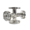 Verre de vue de type clapet en ligne pour tuyau SS316L en acier inoxydable