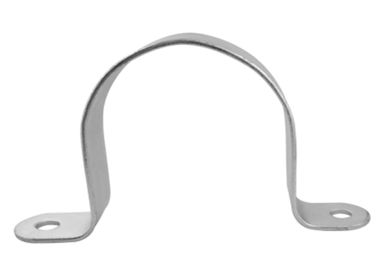  Supports de fixation de sangle de Conduit de selle de type U à deux trous en acier inoxydable rigide, pince de Tube