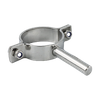  Support de collier de serrage réglable en acier inoxydable avec support de patron 