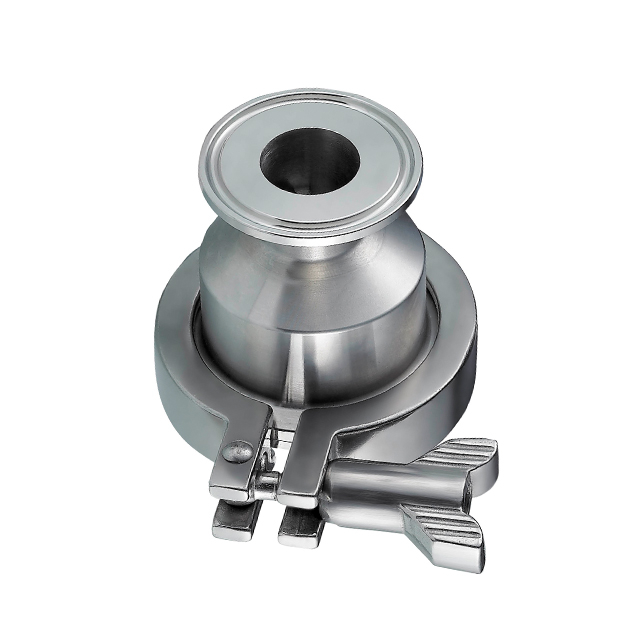 Clapet anti-retour à ressort de piston de moulage de précision sanitaire en acier inoxydable 