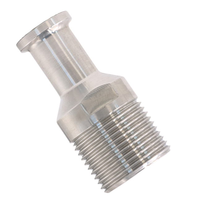 Adaptateur de raccord de tuyau hexagonal NPT, filetage externe sanitaire en acier inoxydable vers virole Tri-Clamp