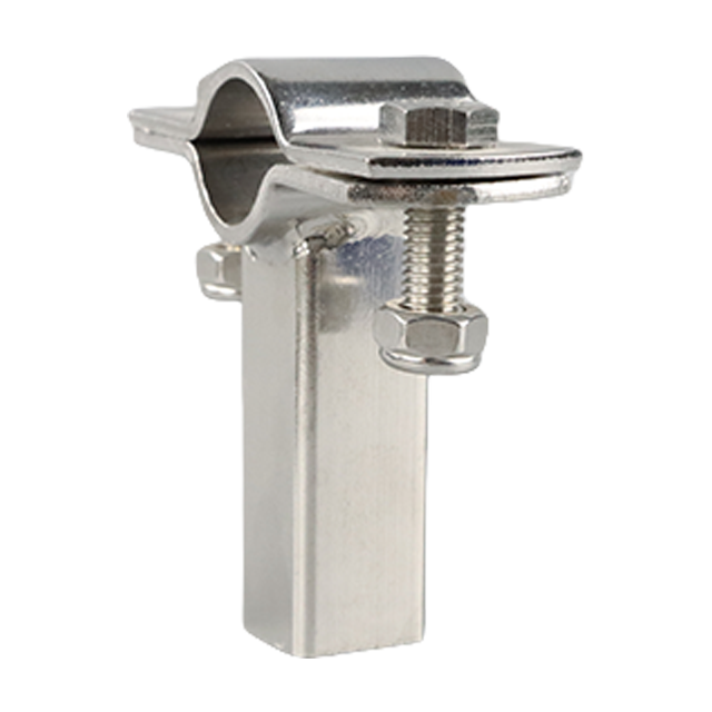 Pince d'entretoise de Support de tuyau SS304 doublée en acier inoxydable de haute qualité