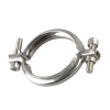 Collier de serrage en V pour échappement sanitaire en acier inoxydable, collier de serrage pour tuyau en V
