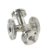Verre de vue de type clapet en ligne pour tuyau SS316L en acier inoxydable