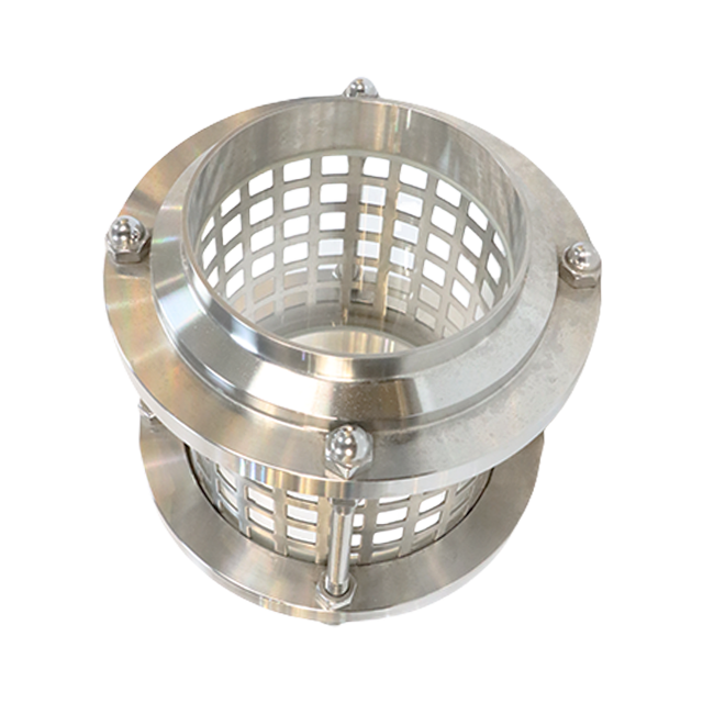 Verre de vue cylindrique industriel de type tube borosilicaté en acier inoxydable